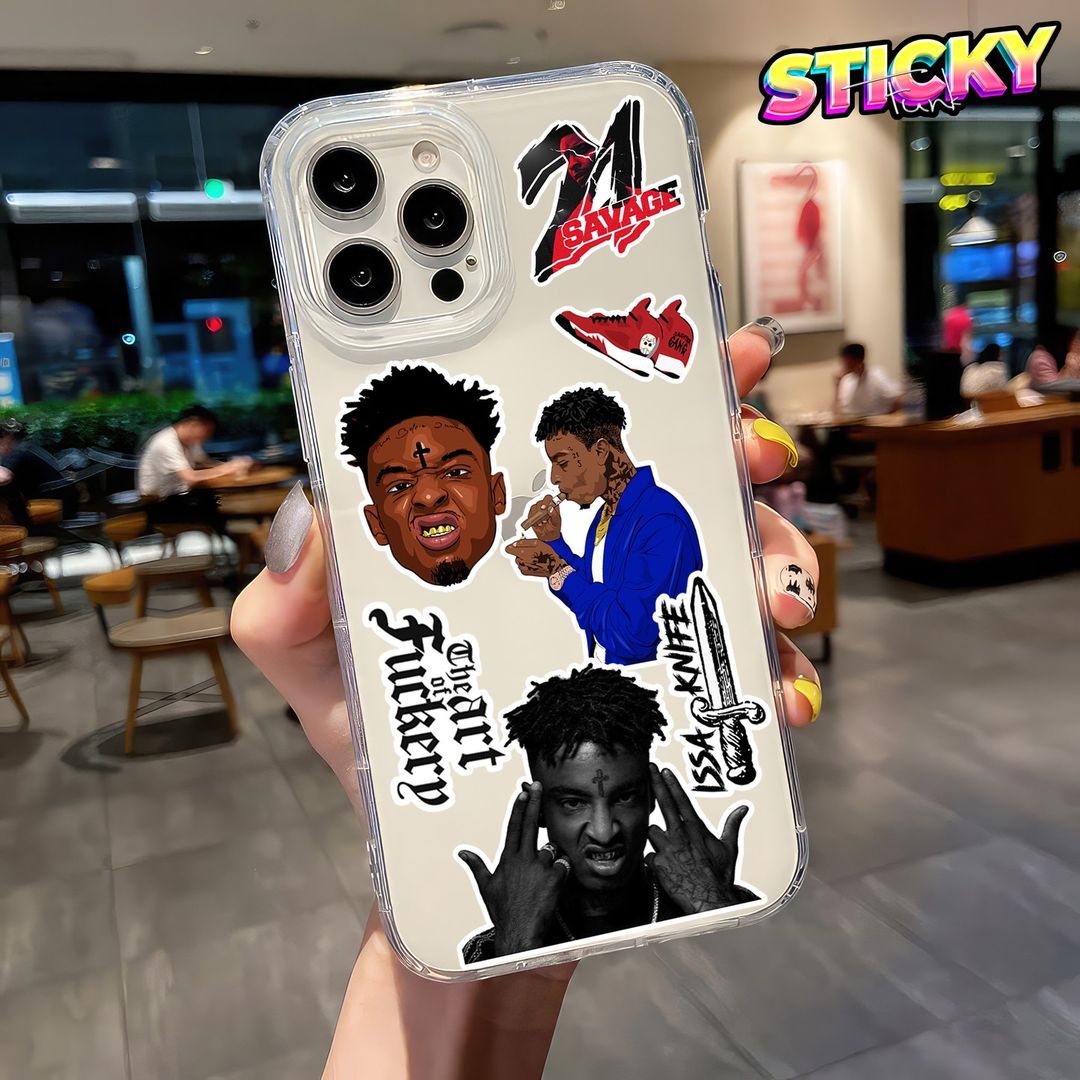 21 SAVAGE MINI STICKERS SHEET - stickyfunk premium stickers
