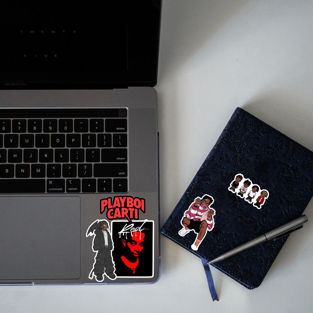PLAYBOI CARTI MINI STICKERS SHEET - stickyfunk premium stickers