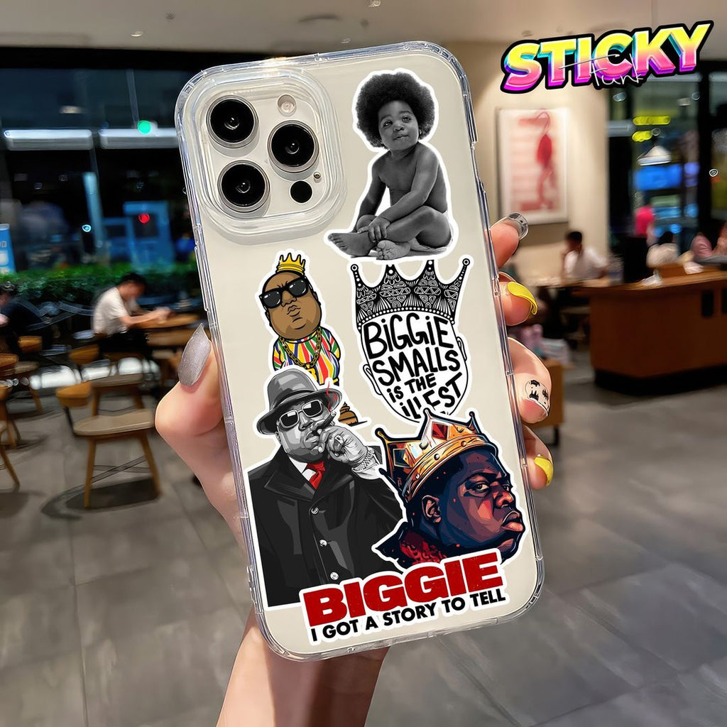 BIGGIE MINI STICKERS SHEET - stickyfunk premium stickers