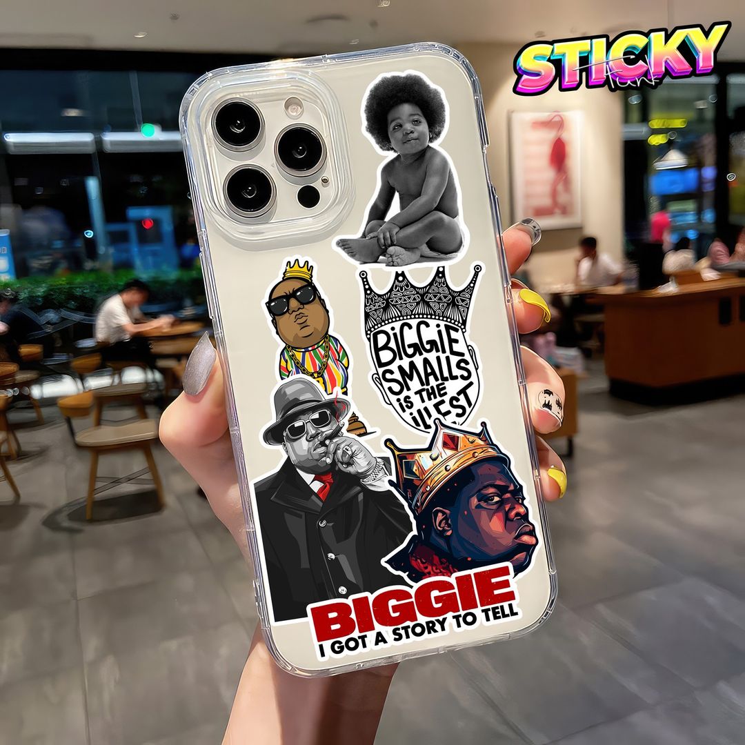 BIGGIE MINI STICKERS SHEET - stickyfunk premium stickers