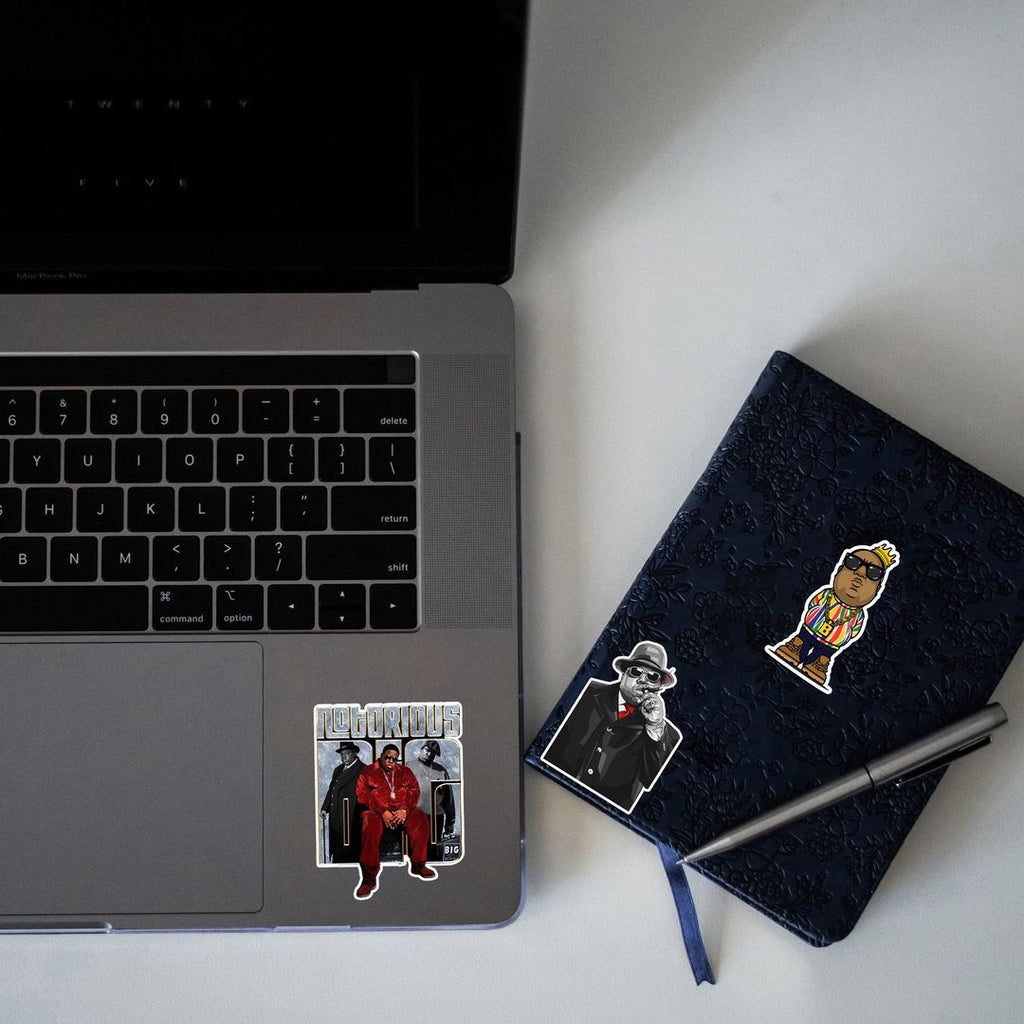 BIGGIE MINI STICKERS SHEET - stickyfunk premium stickers