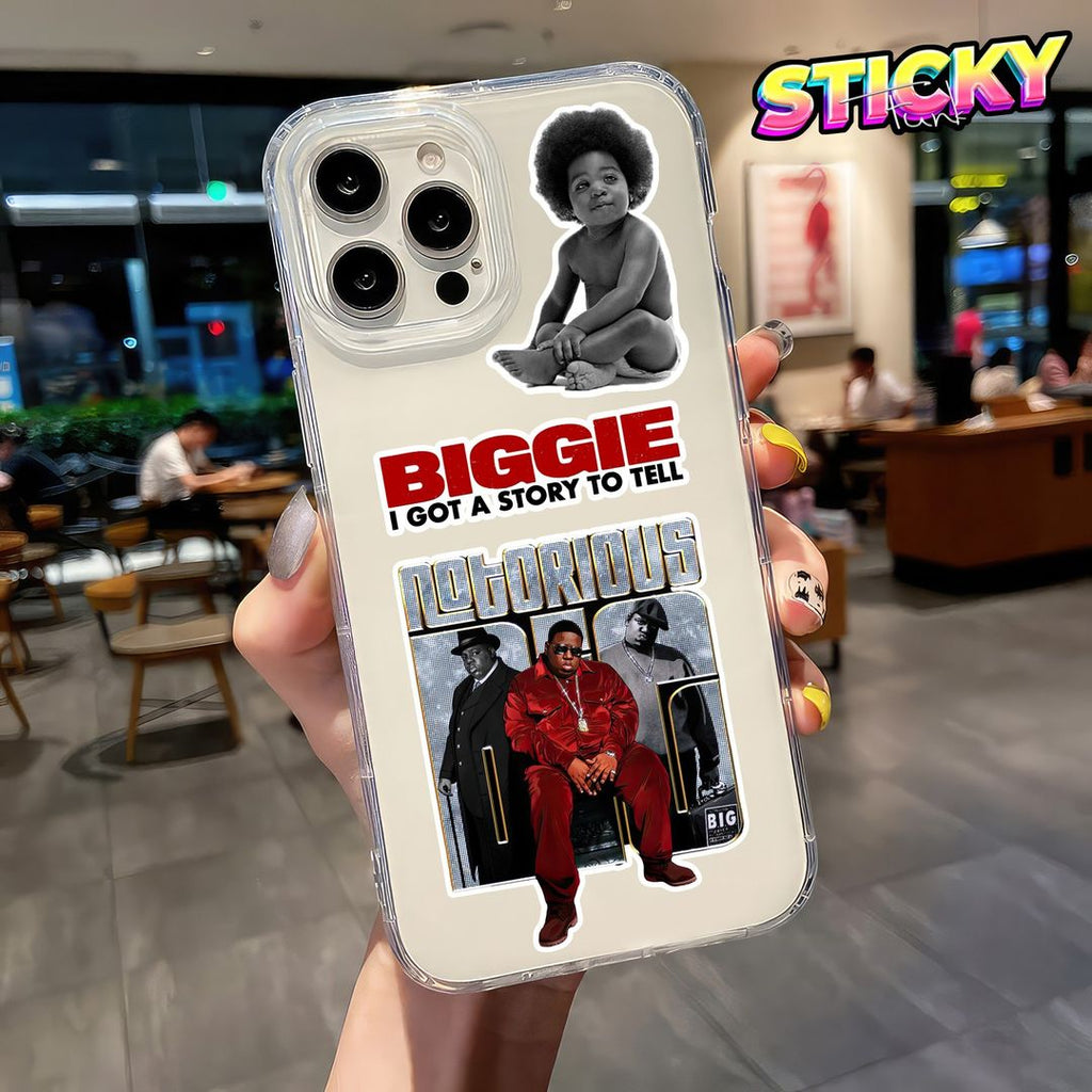BIGGIE MINI STICKERS SHEET - stickyfunk premium stickers