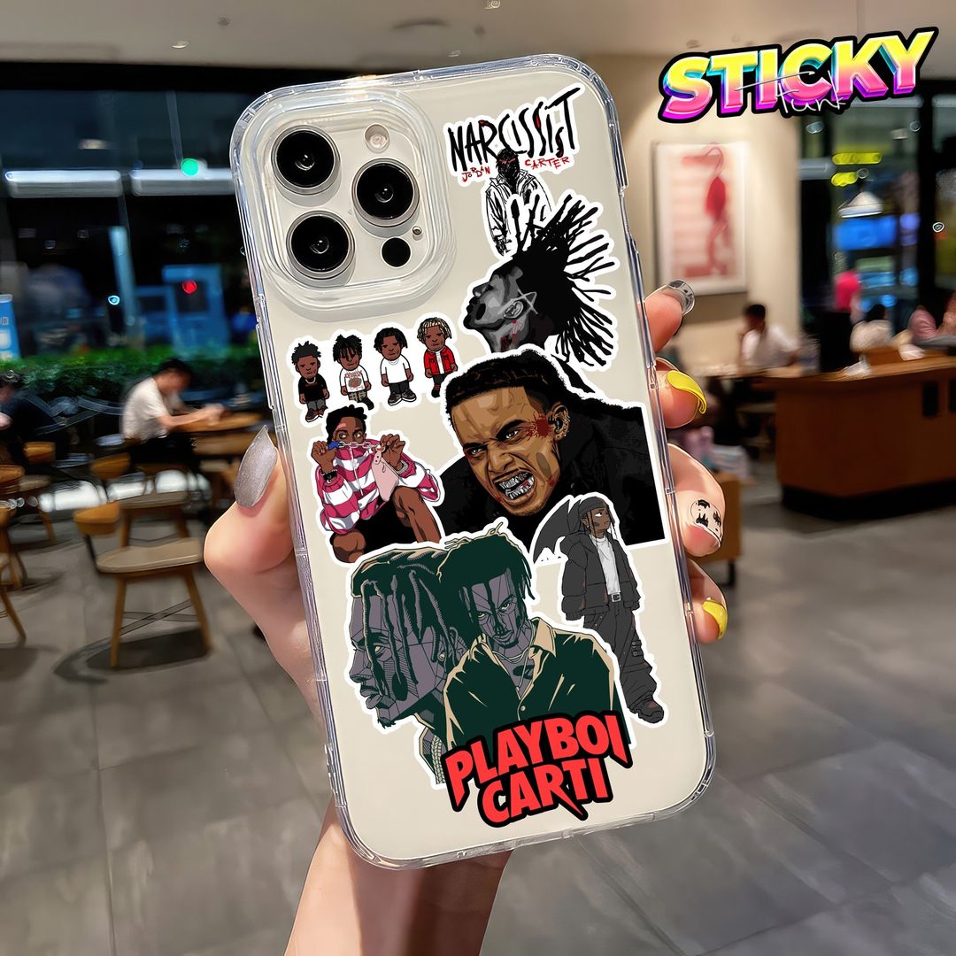PLAYBOI CARTI MINI STICKERS SHEET - stickyfunk premium stickers