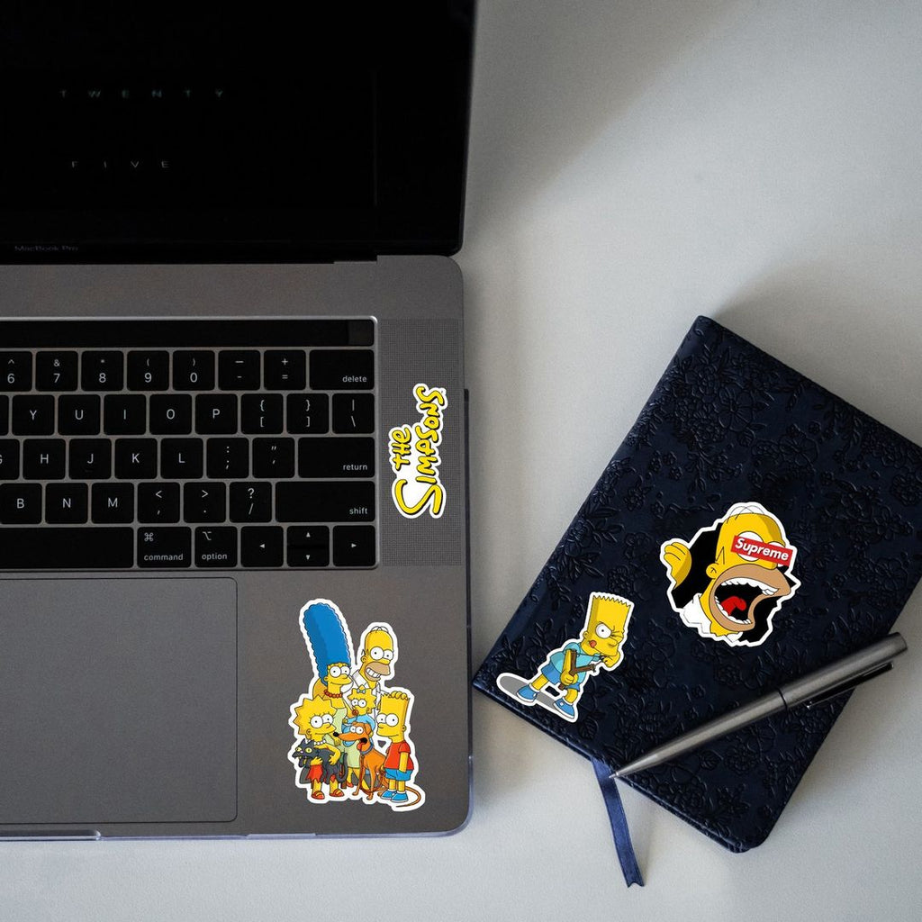 SIMPSONS MINI STICKERS SHEET - stickyfunk premium stickers