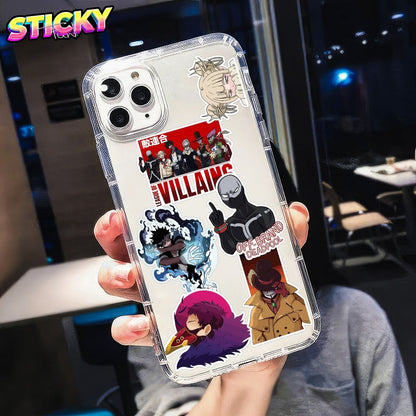 LEAGUE OF VILLAINS MINI STICKERS SHEET - stickyfunk premium stickers