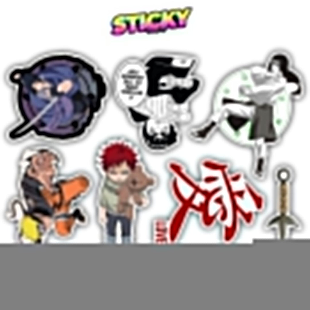 NARUTO MINI STICKERS SHEET - stickyfunk premium stickers