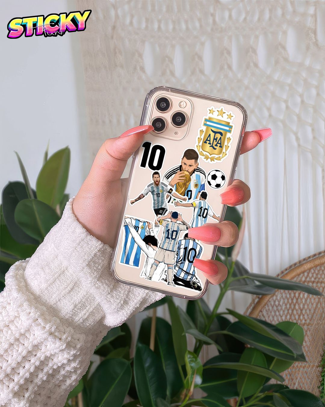 MESSI - ARGENTINA MINI STICKERS SHEET