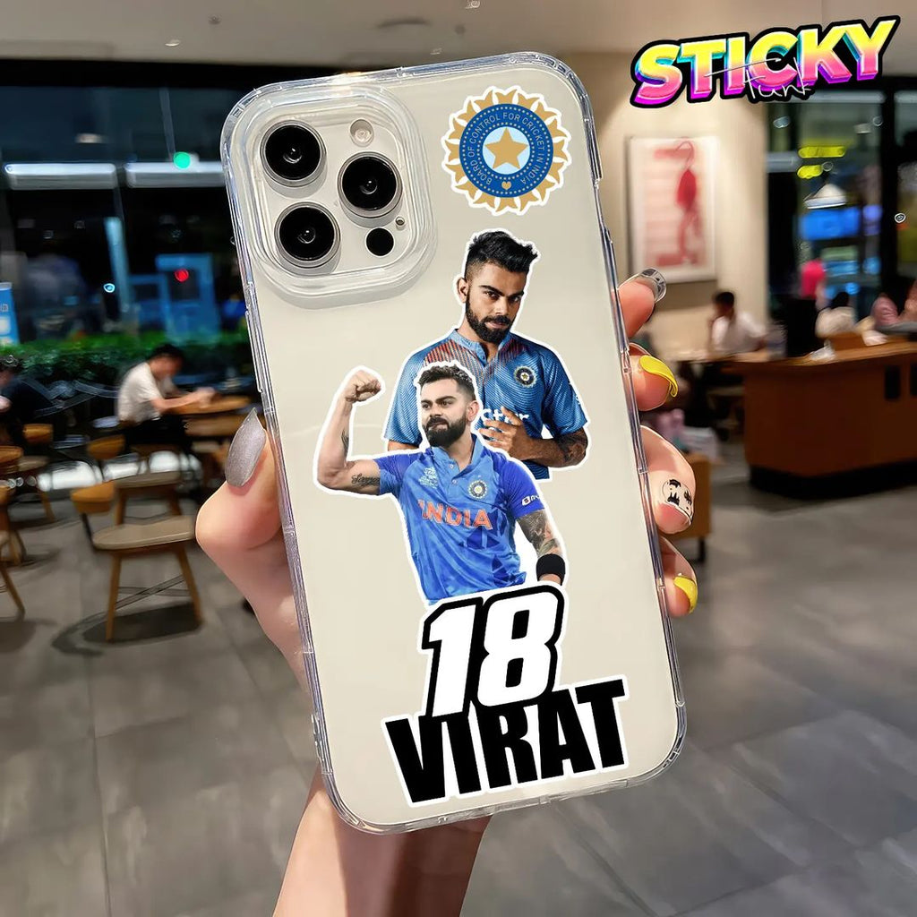 KING KOHLI MINI STICKERS SHEET - stickyfunk premium stickers