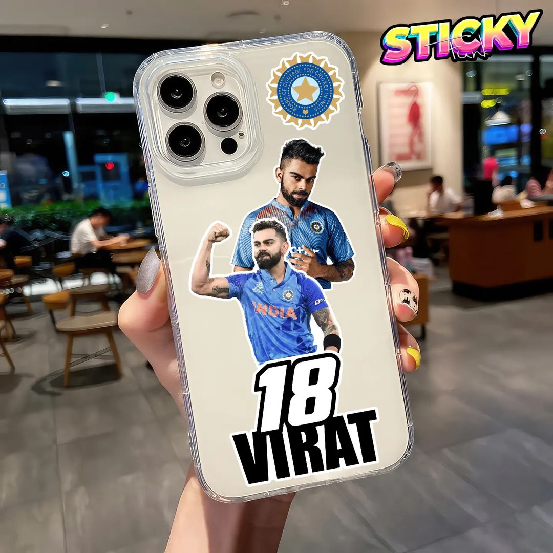 KING KOHLI MINI STICKERS SHEET - stickyfunk premium stickers