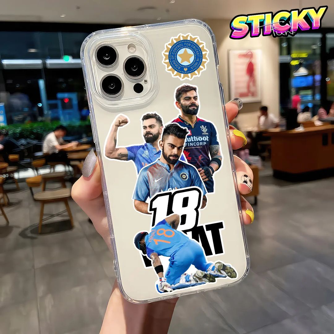 KING KOHLI MINI STICKERS SHEET - stickyfunk premium stickers