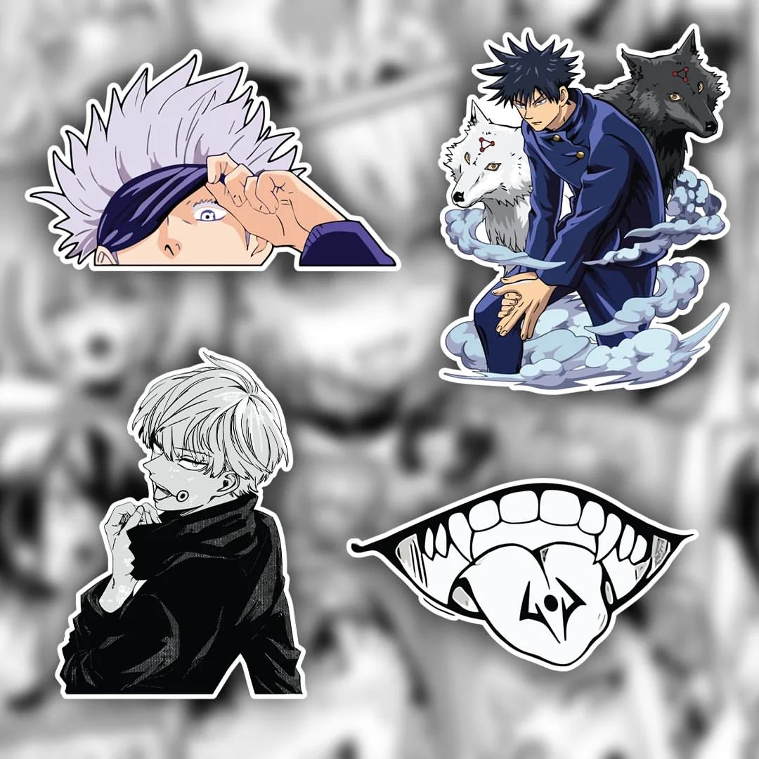 JUJUTSU KAISEN - stickyfunk premium stickers