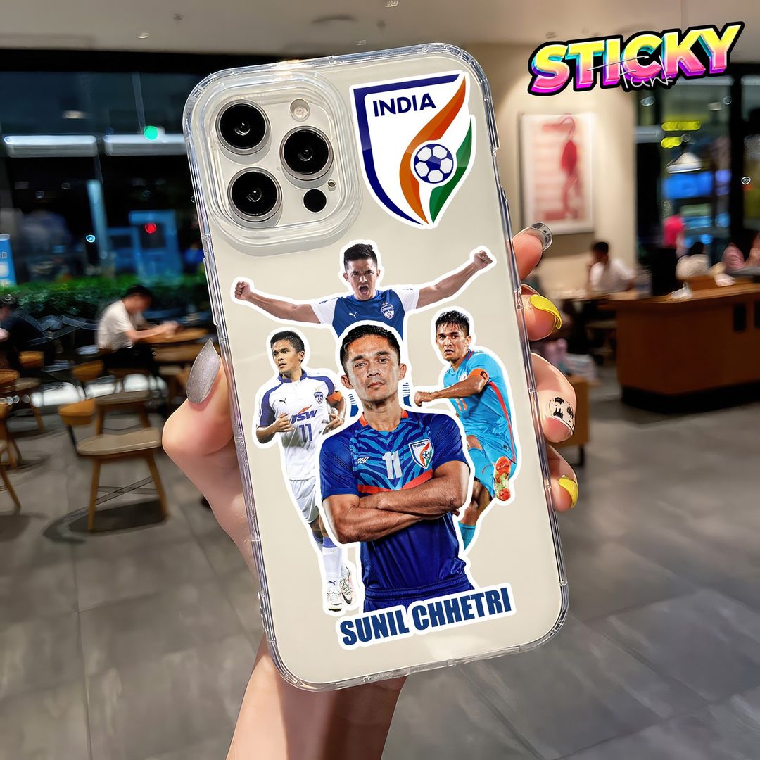 SUNIL CHHETRI MINI STICKERS SHEET - stickyfunk premium stickers