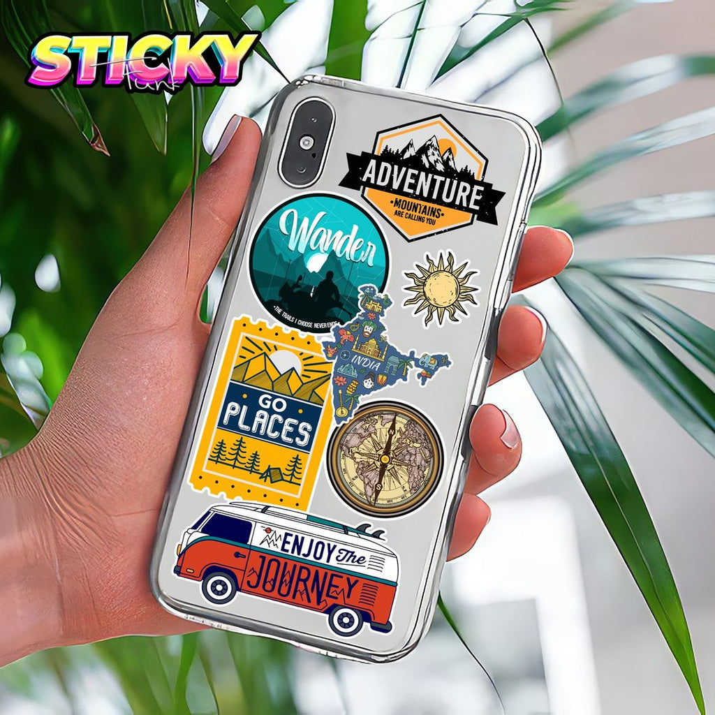 TRAVEL MINI STICKERS SHEET - stickyfunk premium stickers