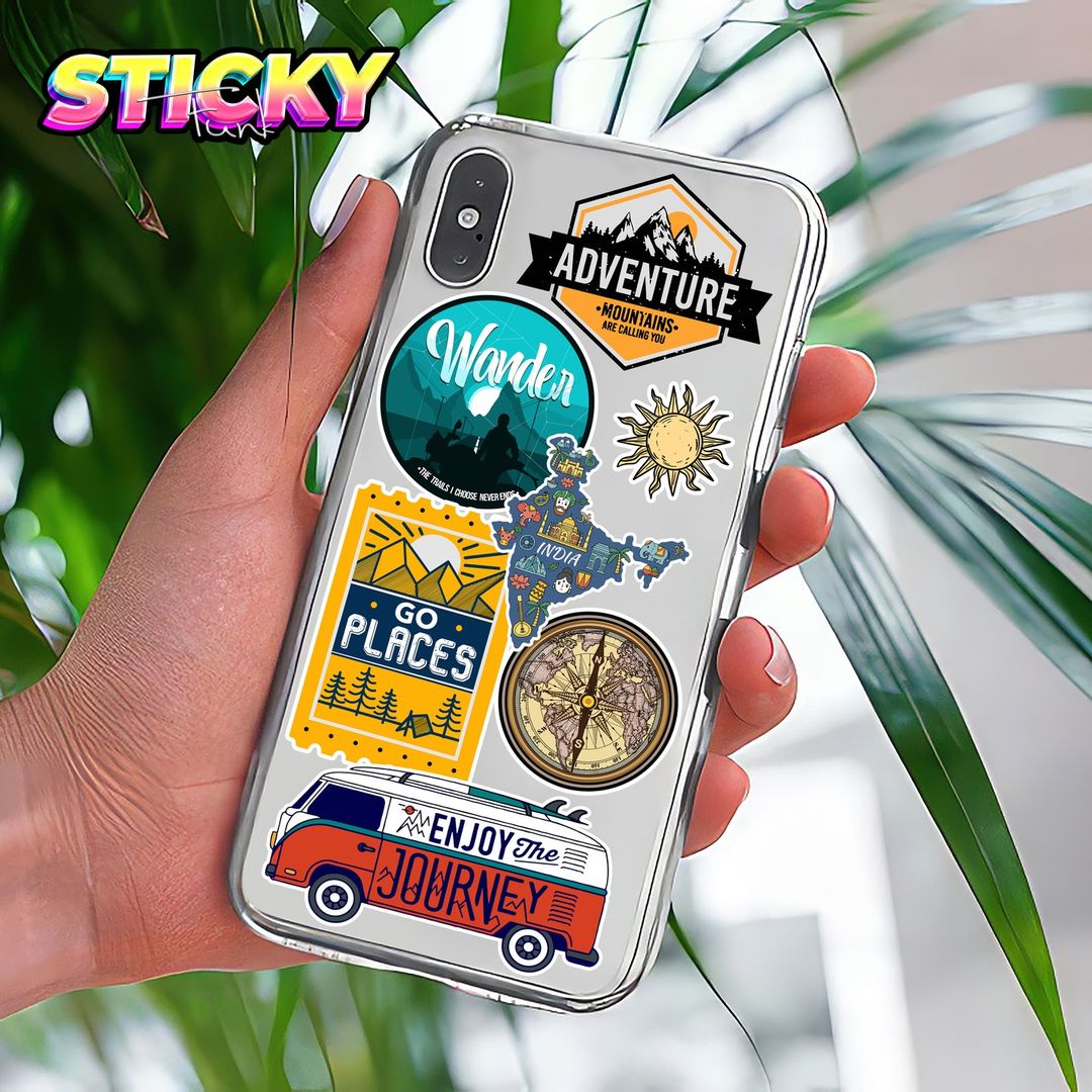 TRAVEL MINI STICKERS SHEET - stickyfunk premium stickers