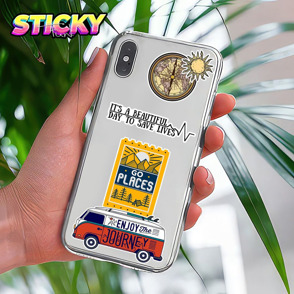 TRAVEL MINI STICKERS SHEET - stickyfunk premium stickers