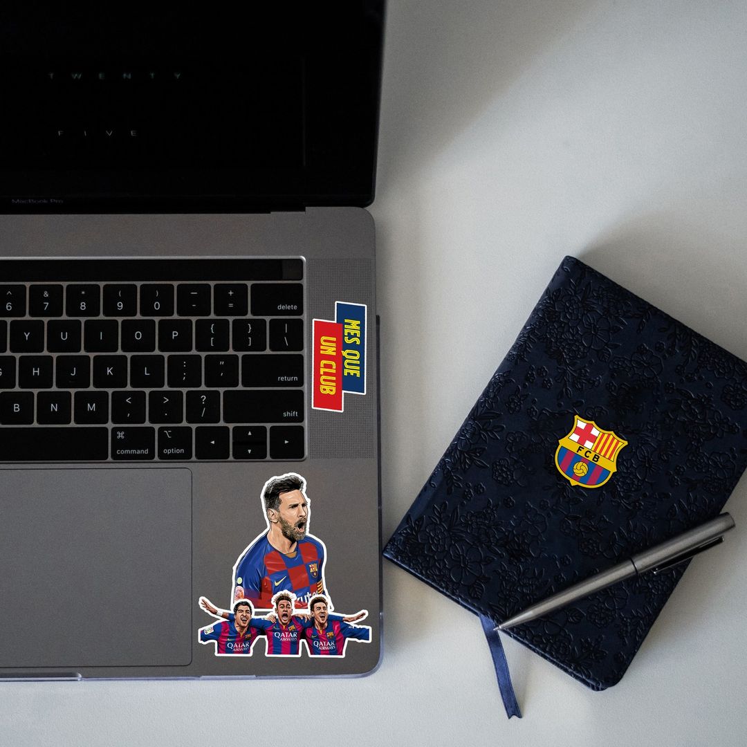 MESSI - BARCELONA MINI STICKERS SHEET - stickyfunk premium stickers