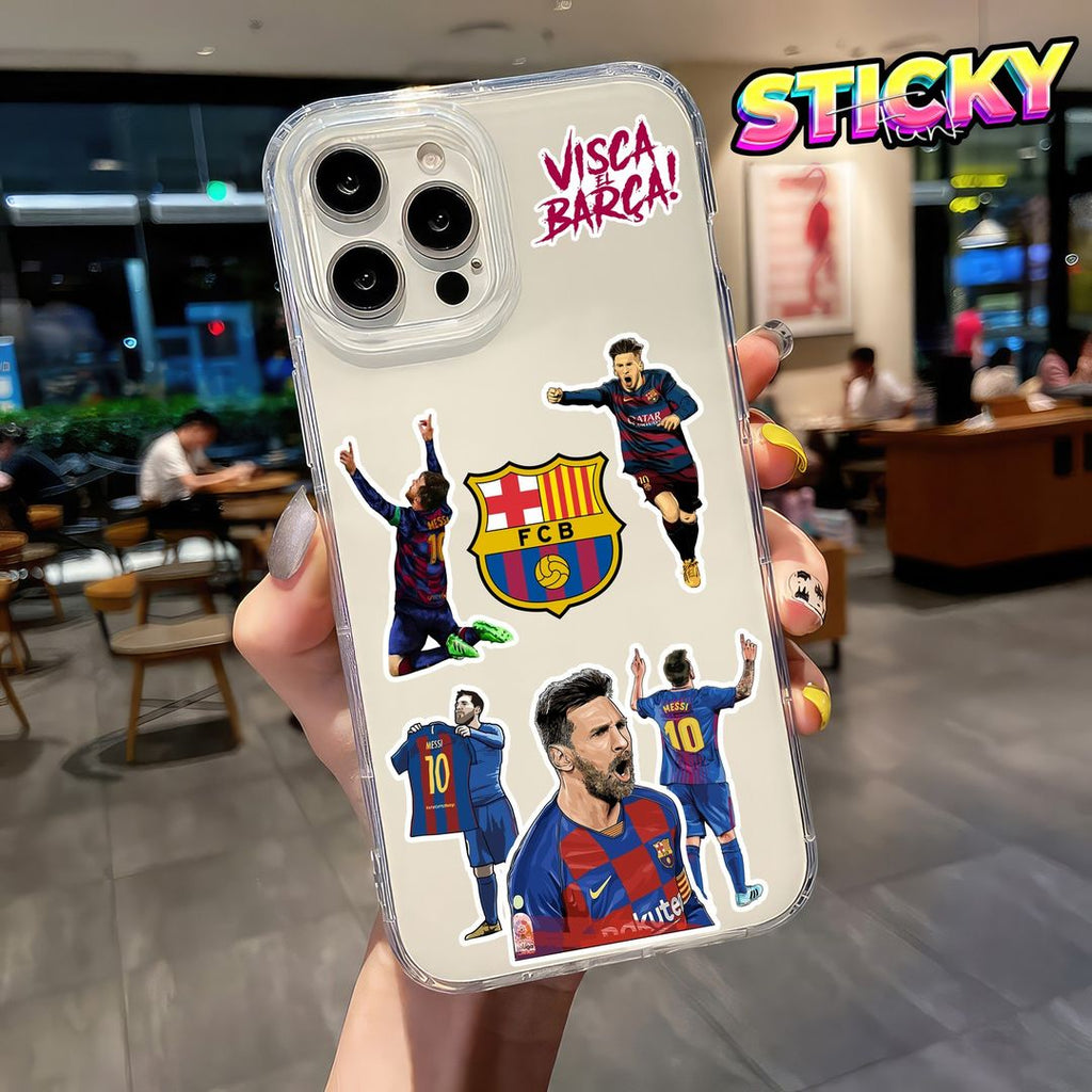 MESSI - BARCELONA MINI STICKERS SHEET - stickyfunk premium stickers