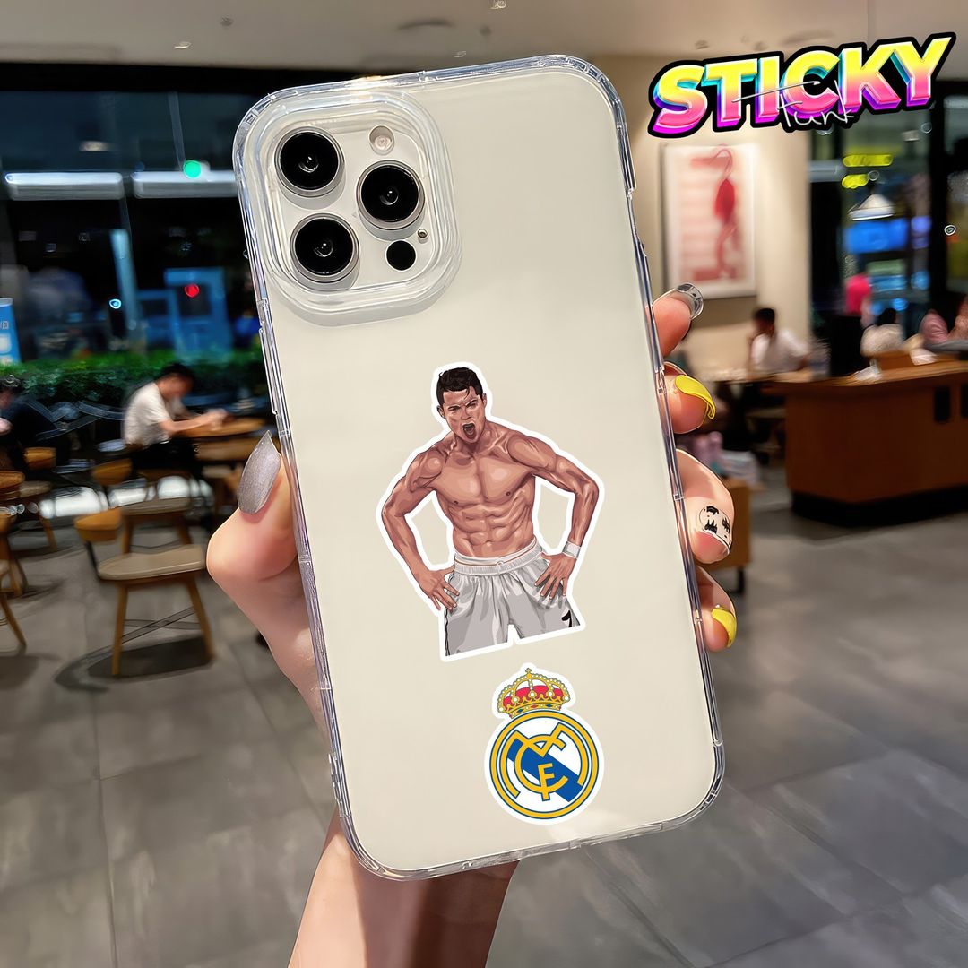 RONALDO - REALMADRID MINI STICKERS SHEET - stickyfunk premium stickers