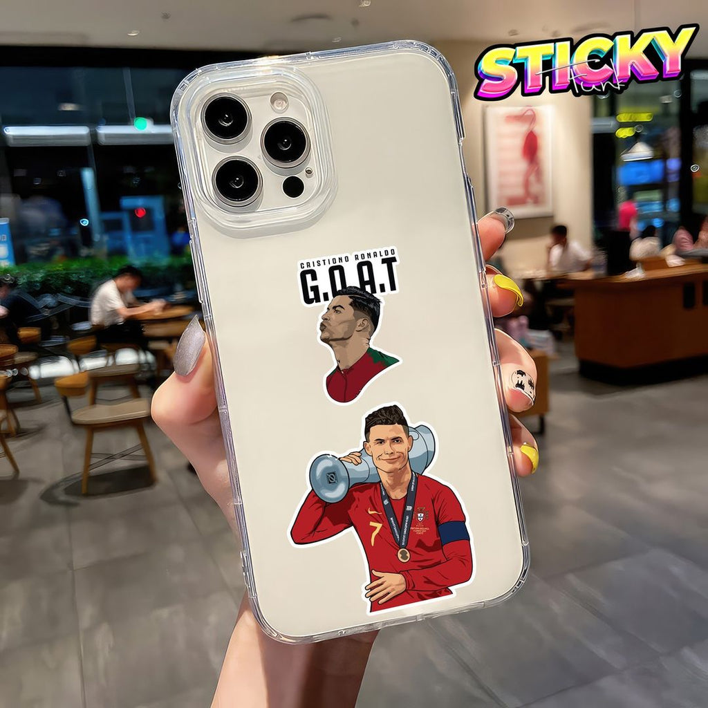 RONALDO - PORTUGAL MINI STICKERS SHEET - stickyfunk premium stickers