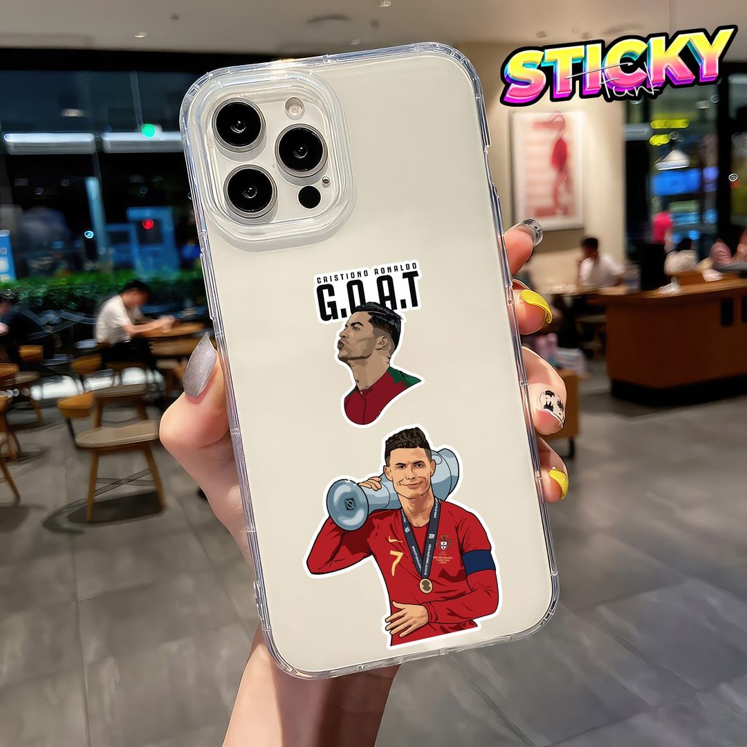 RONALDO - PORTUGAL MINI STICKERS SHEET - stickyfunk premium stickers