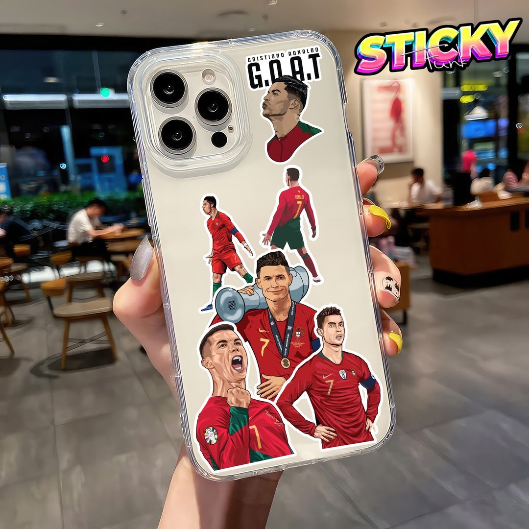 RONALDO - PORTUGAL MINI STICKERS SHEET - stickyfunk premium stickers