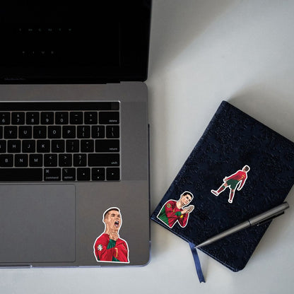 RONALDO - PORTUGAL MINI STICKERS SHEET - stickyfunk premium stickers