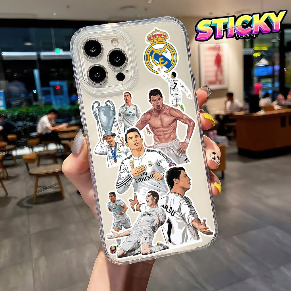 RONALDO - REALMADRID MINI STICKERS SHEET - stickyfunk premium stickers