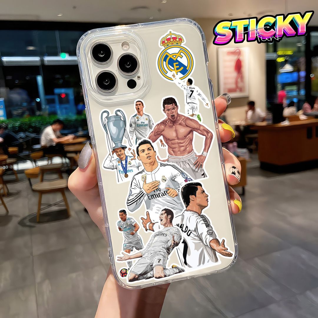 RONALDO - REALMADRID MINI STICKERS SHEET - stickyfunk premium stickers