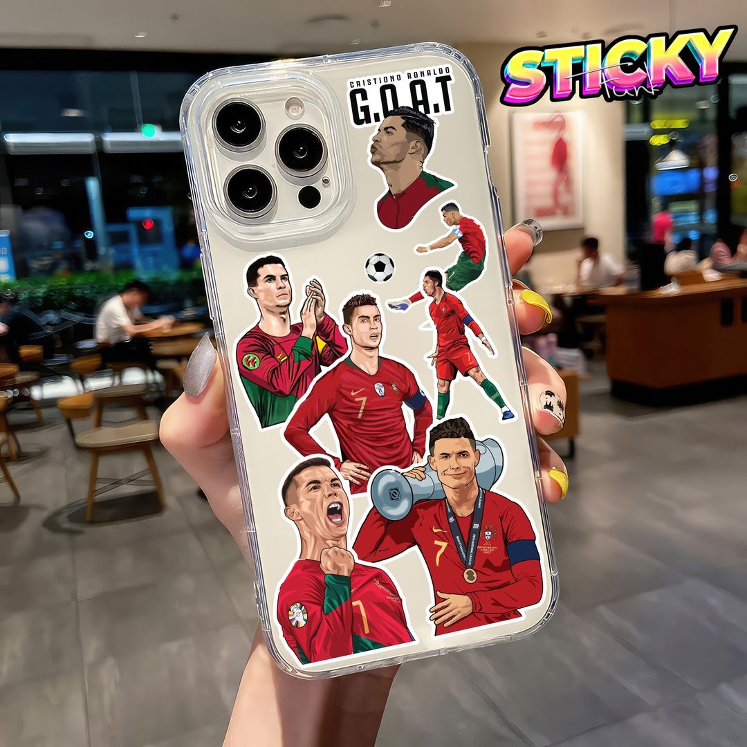 RONALDO - PORTUGAL MINI STICKERS SHEET - stickyfunk premium stickers