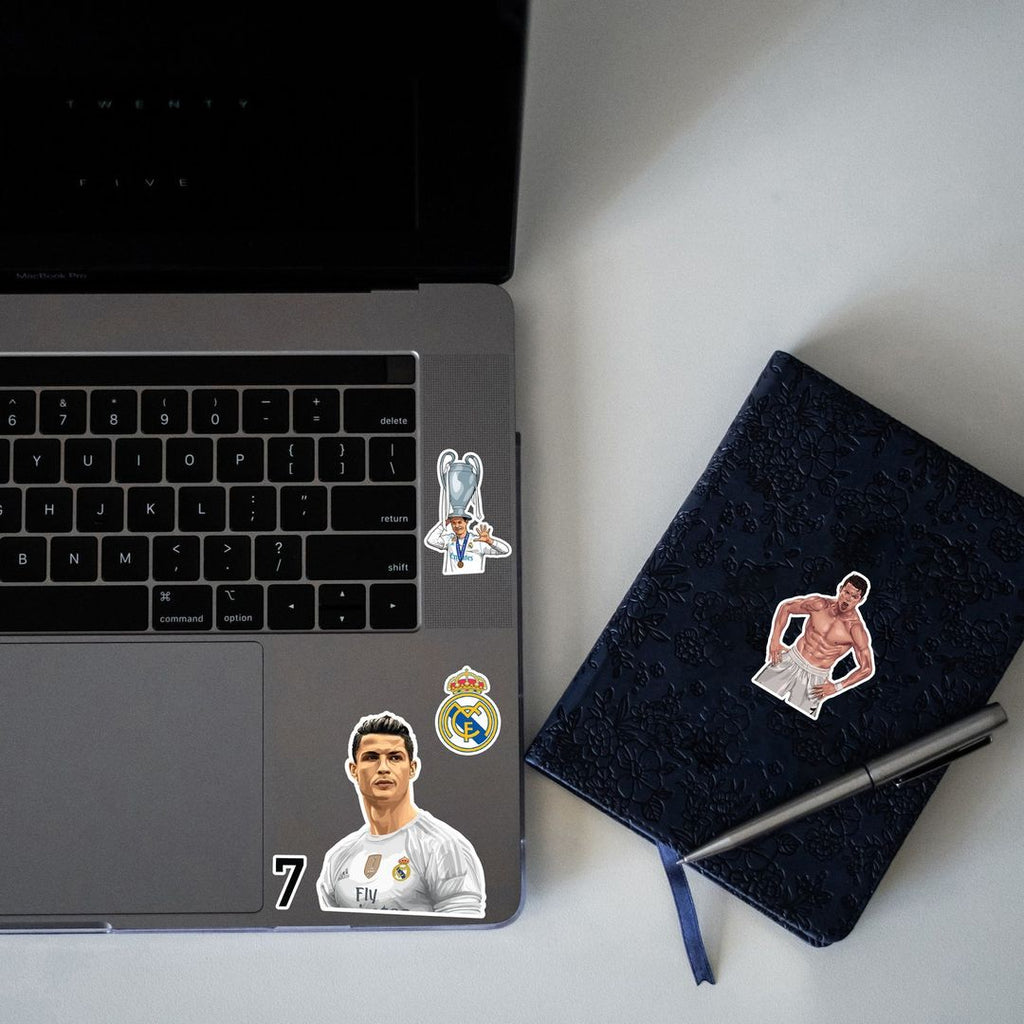 RONALDO - REALMADRID MINI STICKERS SHEET - stickyfunk premium stickers