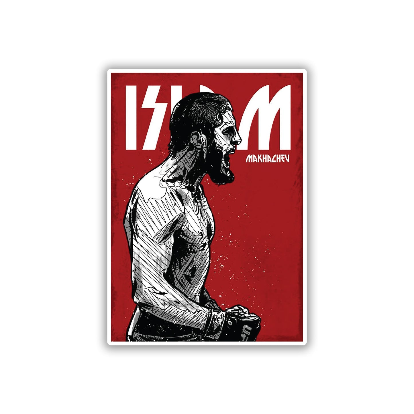 ISLAM MAKHACHEV STICKER - 1