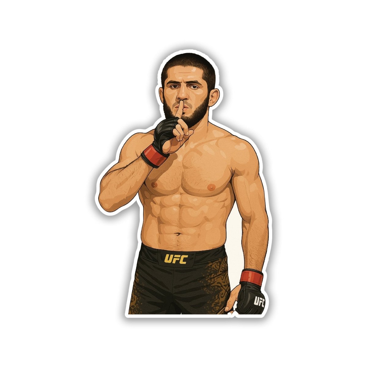 ISLAM MAKHACHEV STICKER - 4 - stickyfunk premium stickers