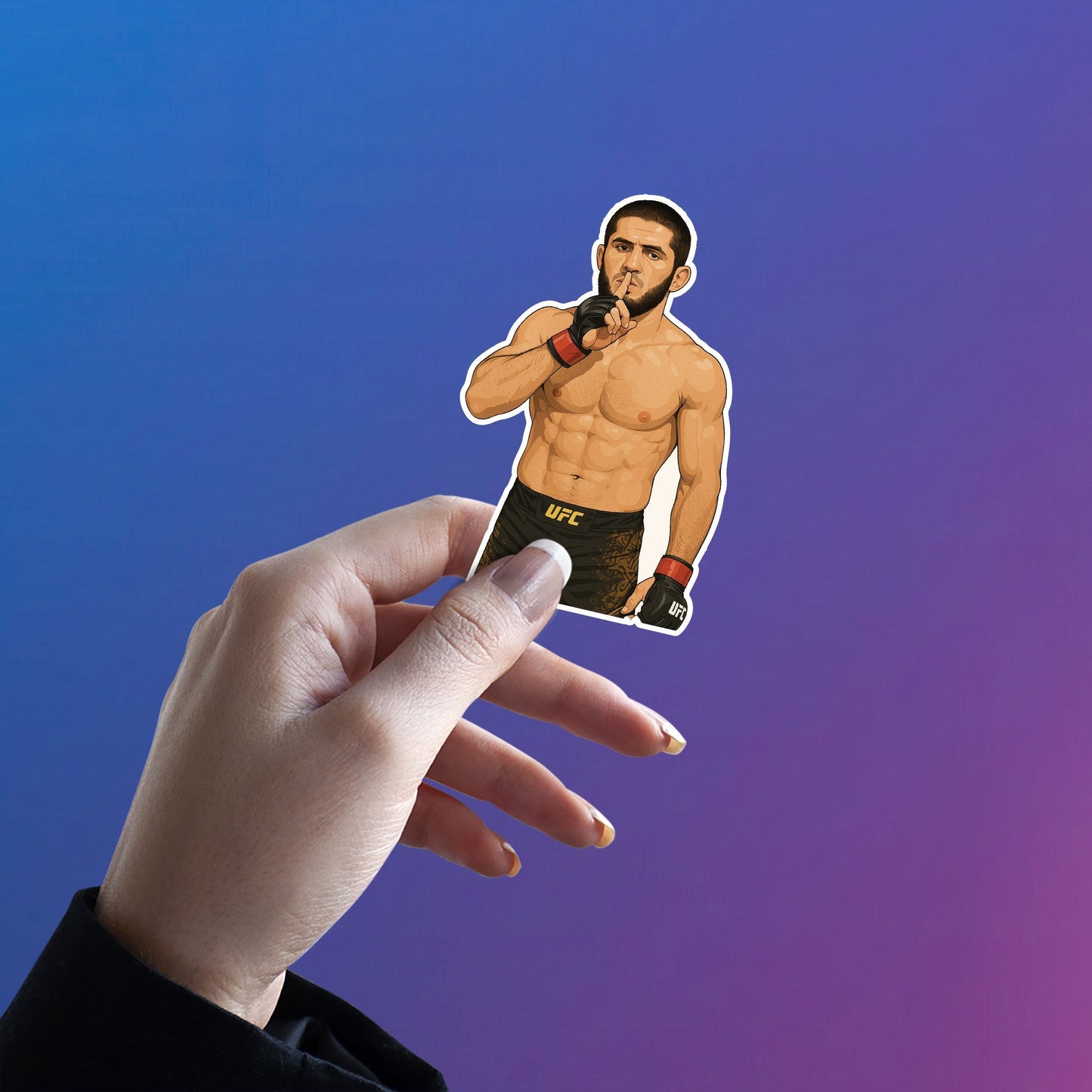 ISLAM MAKHACHEV STICKER - 4