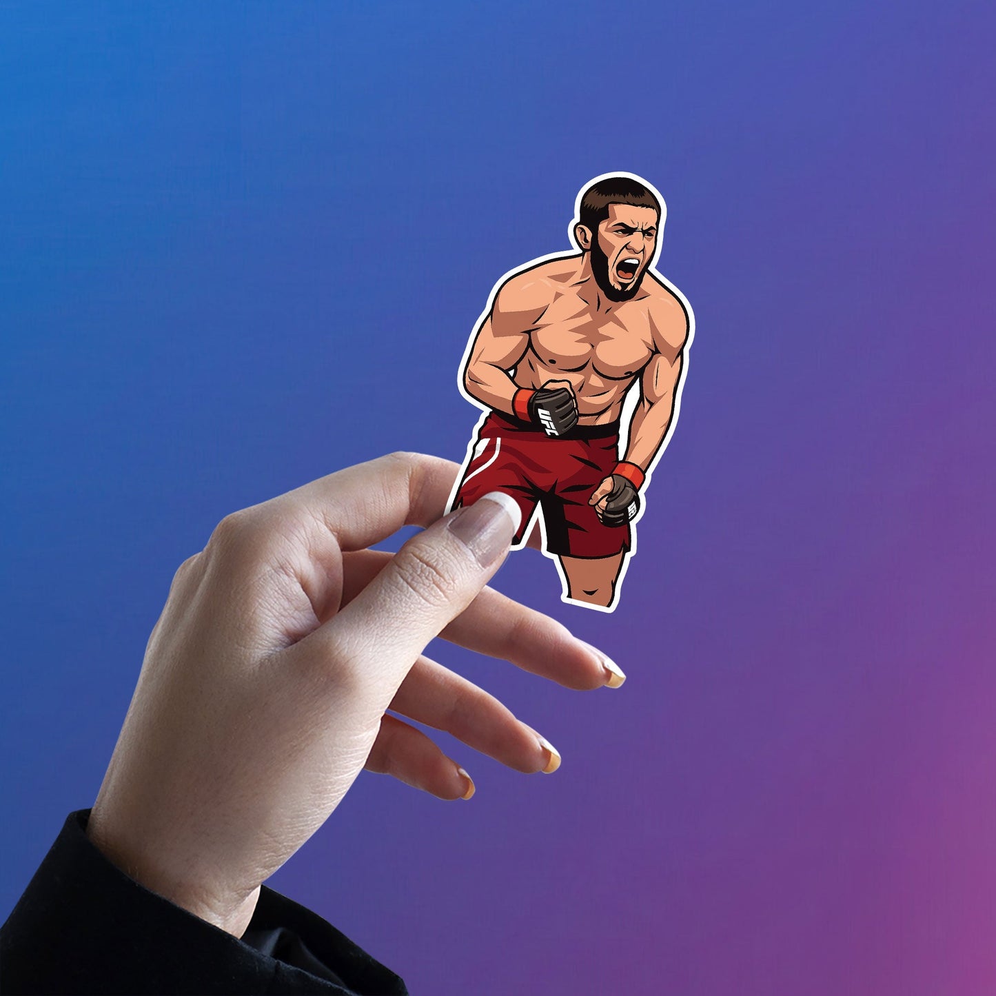 ISLAM MAKHACHEV STICKER - 5