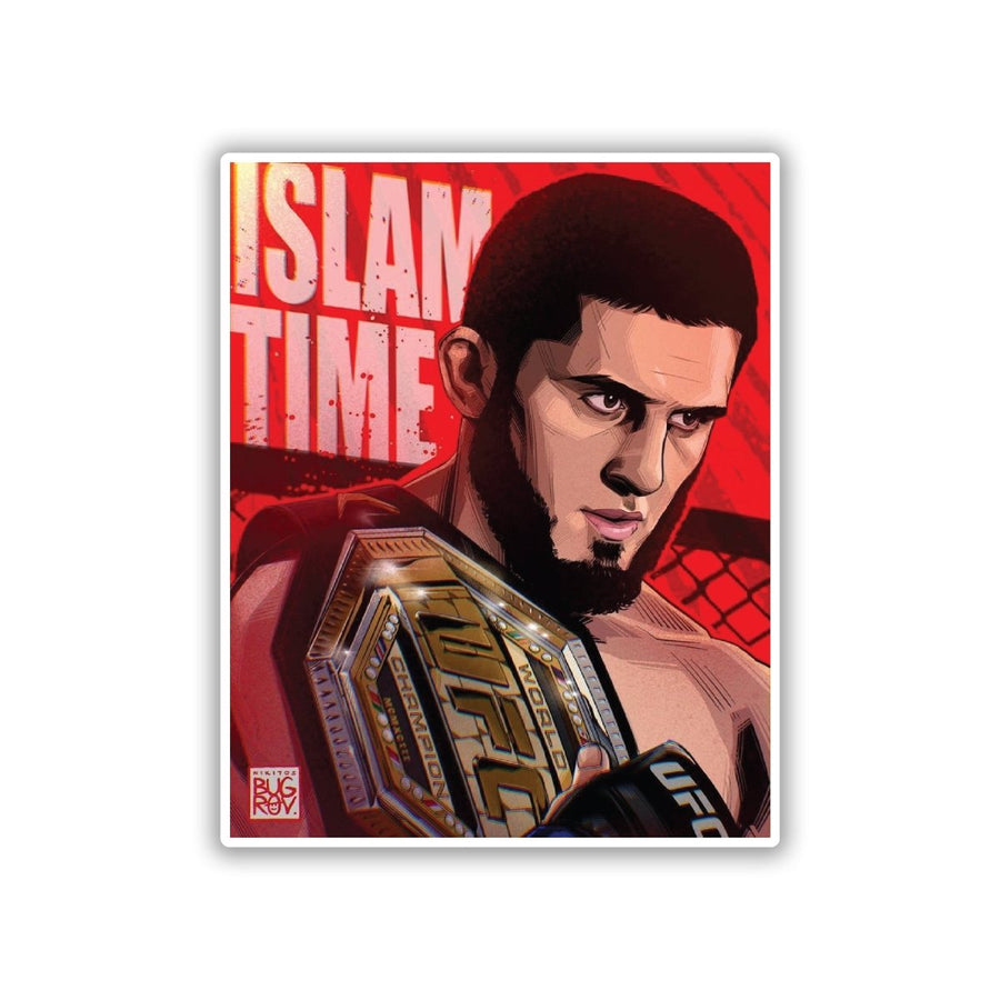 Chain-Wrestle King – Islam Makhachev Sticker