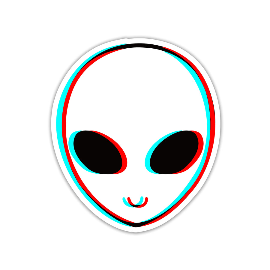 ALIEN BUT MAKE IT AESTHETIC STICKER
