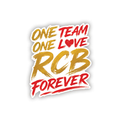 RCB Forever Loyalty Sticker