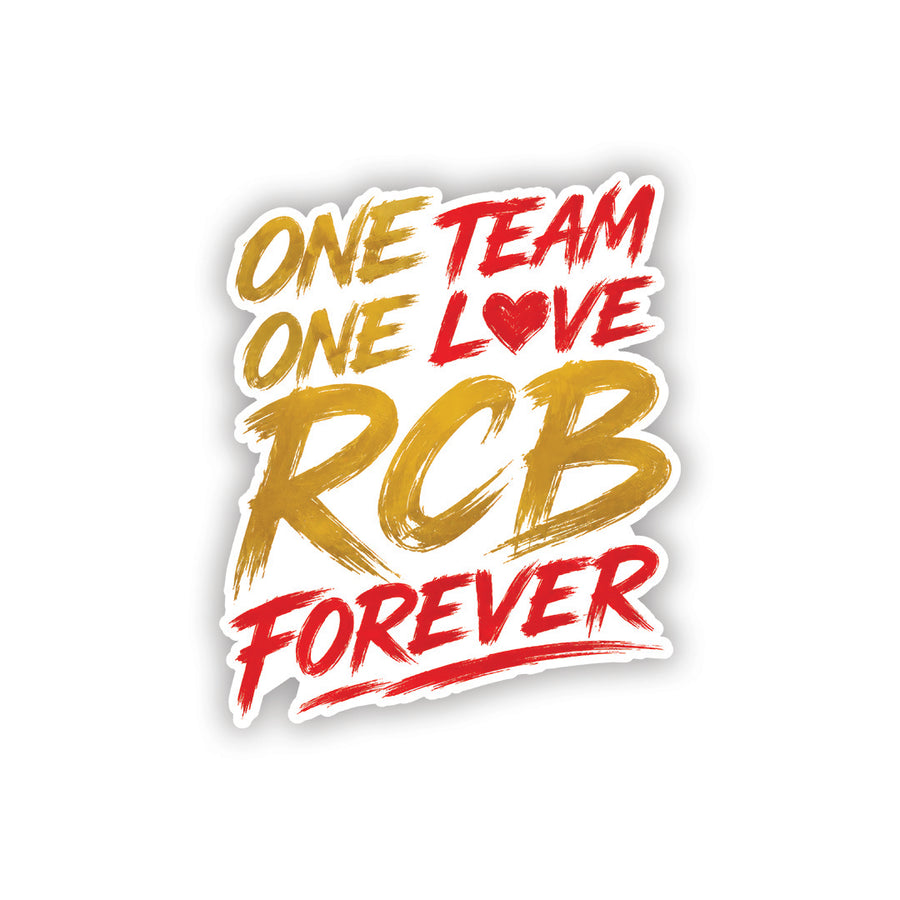 RCB Forever Loyalty Sticker