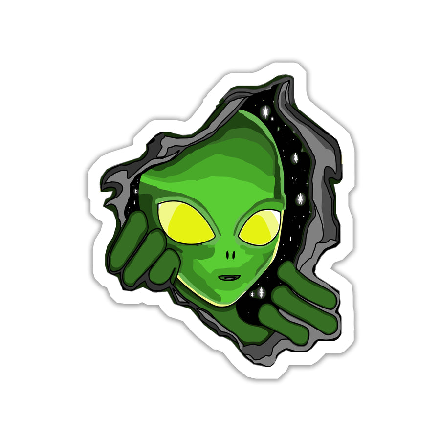 ALIEN DEKH, APNA DOST SAMJO STICKER