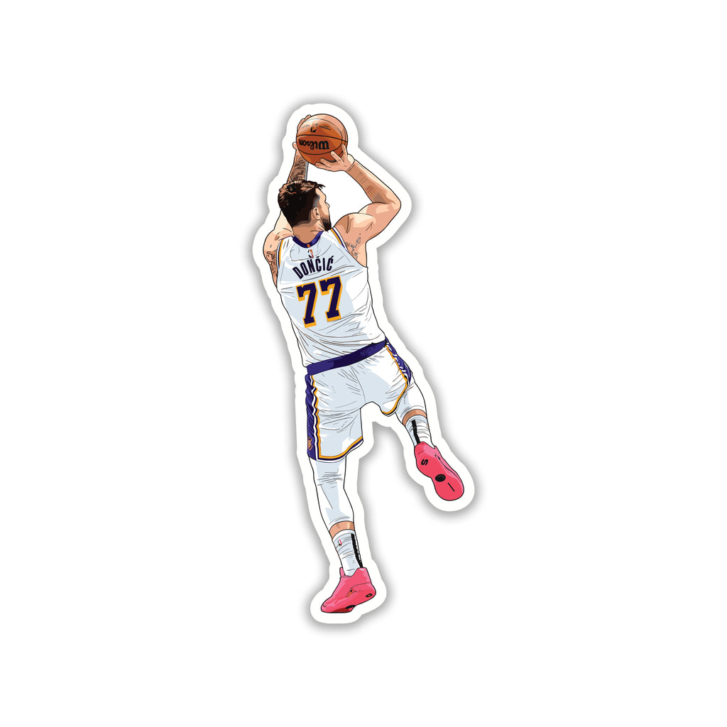 LUKA DONCIC - SUNDAY WHITE CONCEPT STICKER