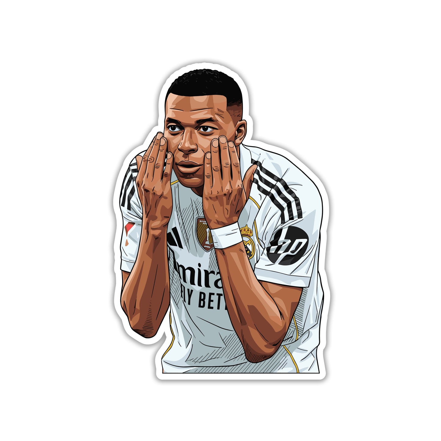 KYLIAN MBAPPE - CRY MORE CELEBRATION STICKER