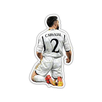 DANI CARVAJAL - MADRID CAPTAINCY STICKER
