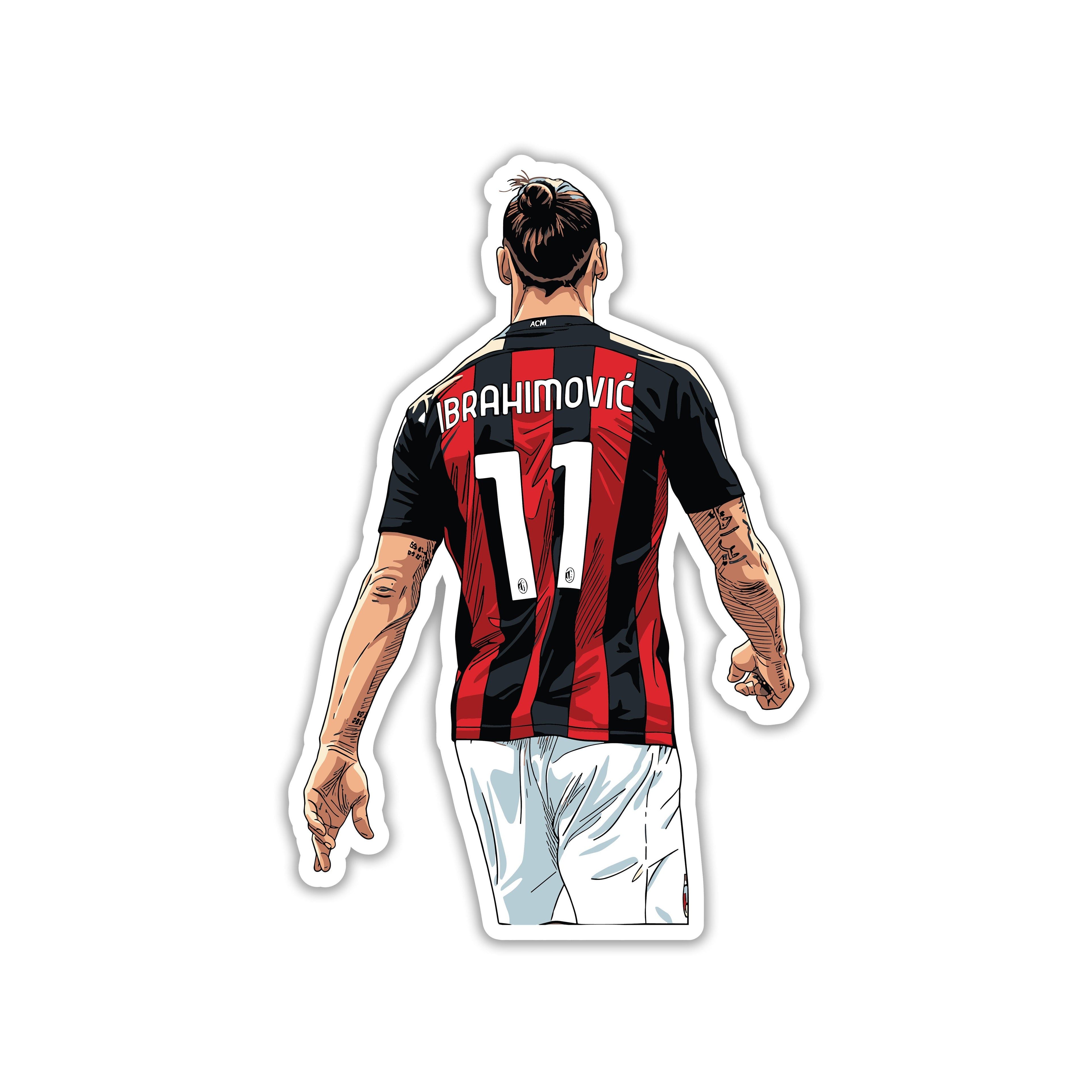 ZLATAN IBRAHIMOVIC - NUMBER 11 LEGACY STICKER