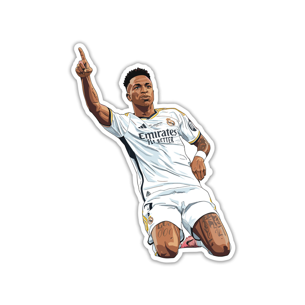 VINICIUS JR - MADRID GLORY POSE STICKER