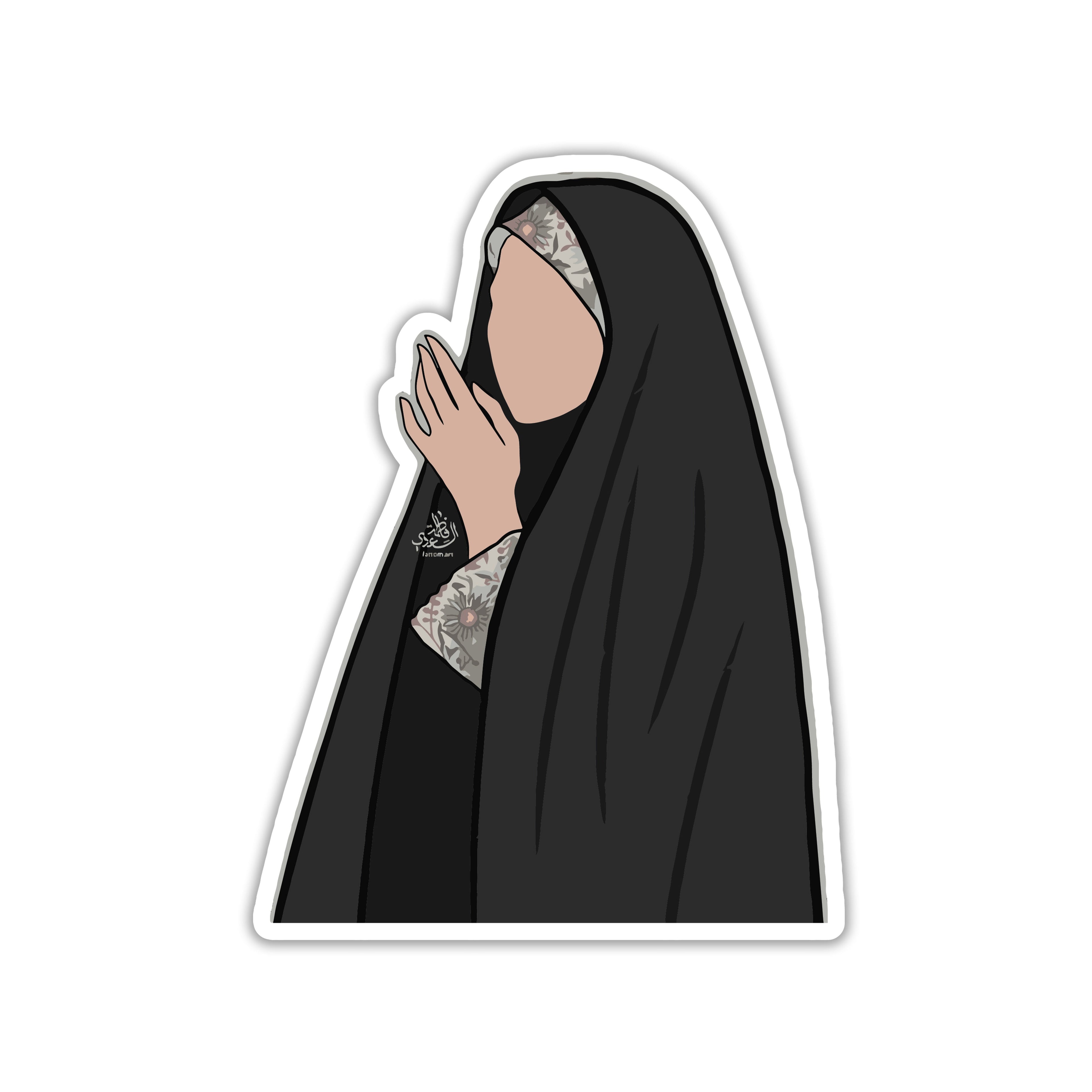 MUSLIM GIRL STICKER - HIJAB STICKER - 10