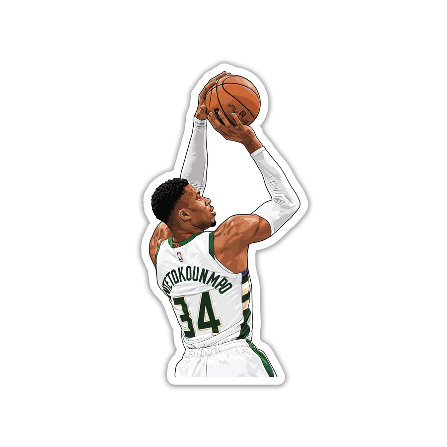 GIANNIS ANTETOKOUNMPO - FADEAWAY FINISH STICKER