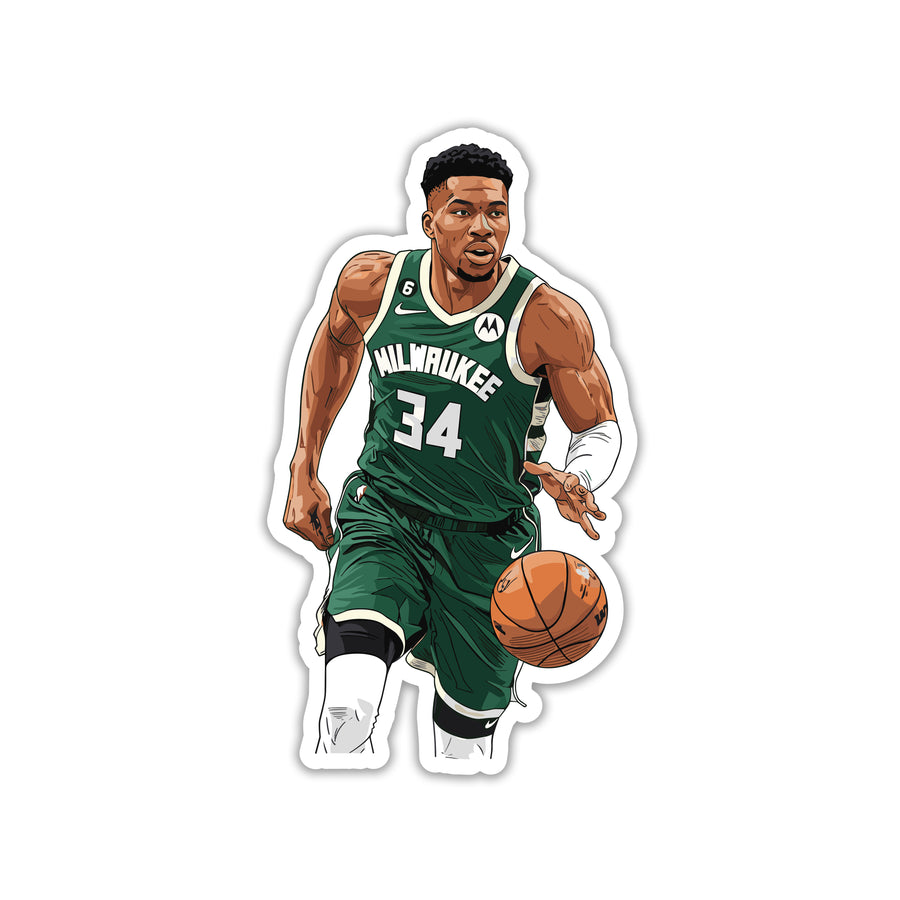 GIANNIS ANTETOKOUNMPO - FULL COURT FORCE STICKER