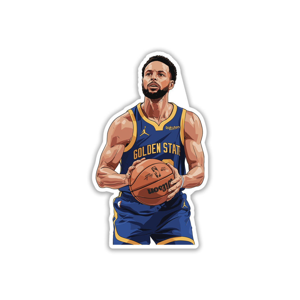 STEPHEN CURRY - GOLDEN BOY STANCE STICKER