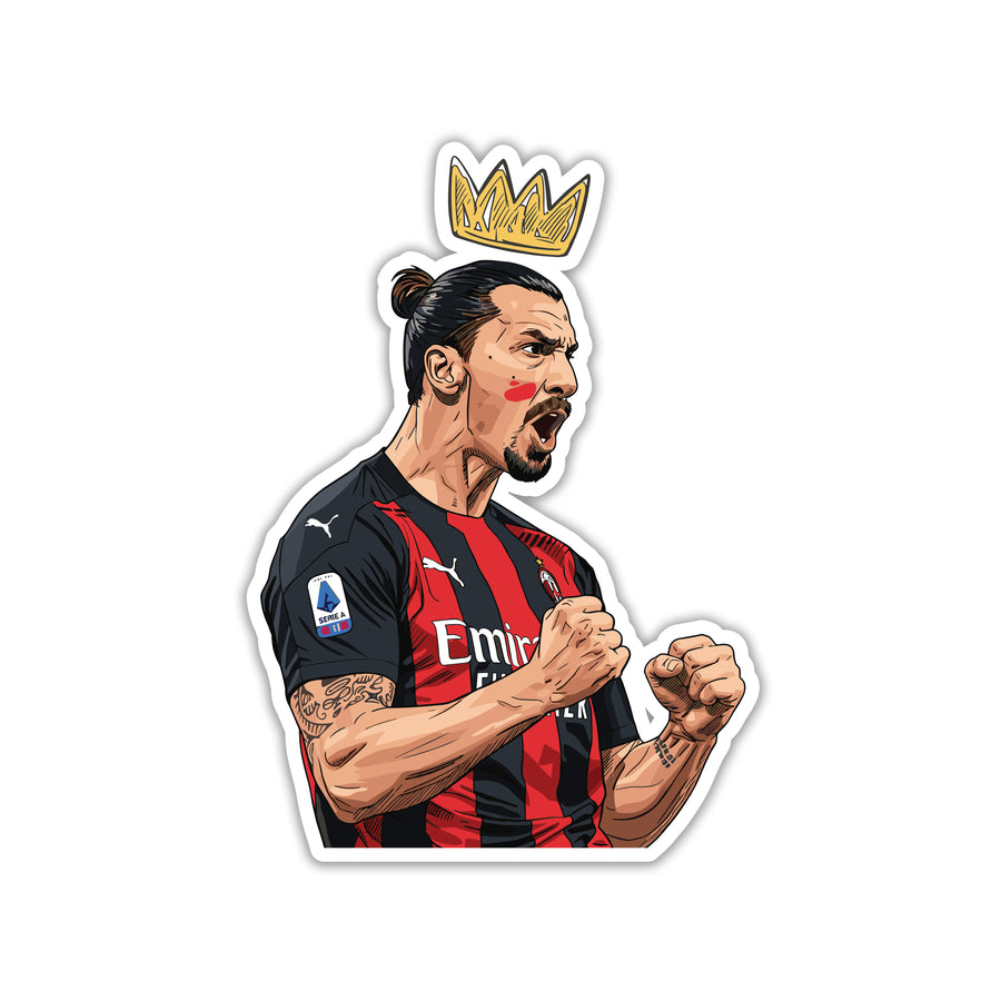 ZLATAN IBRAHIMOVIC - GOD OF MILAN STICKER