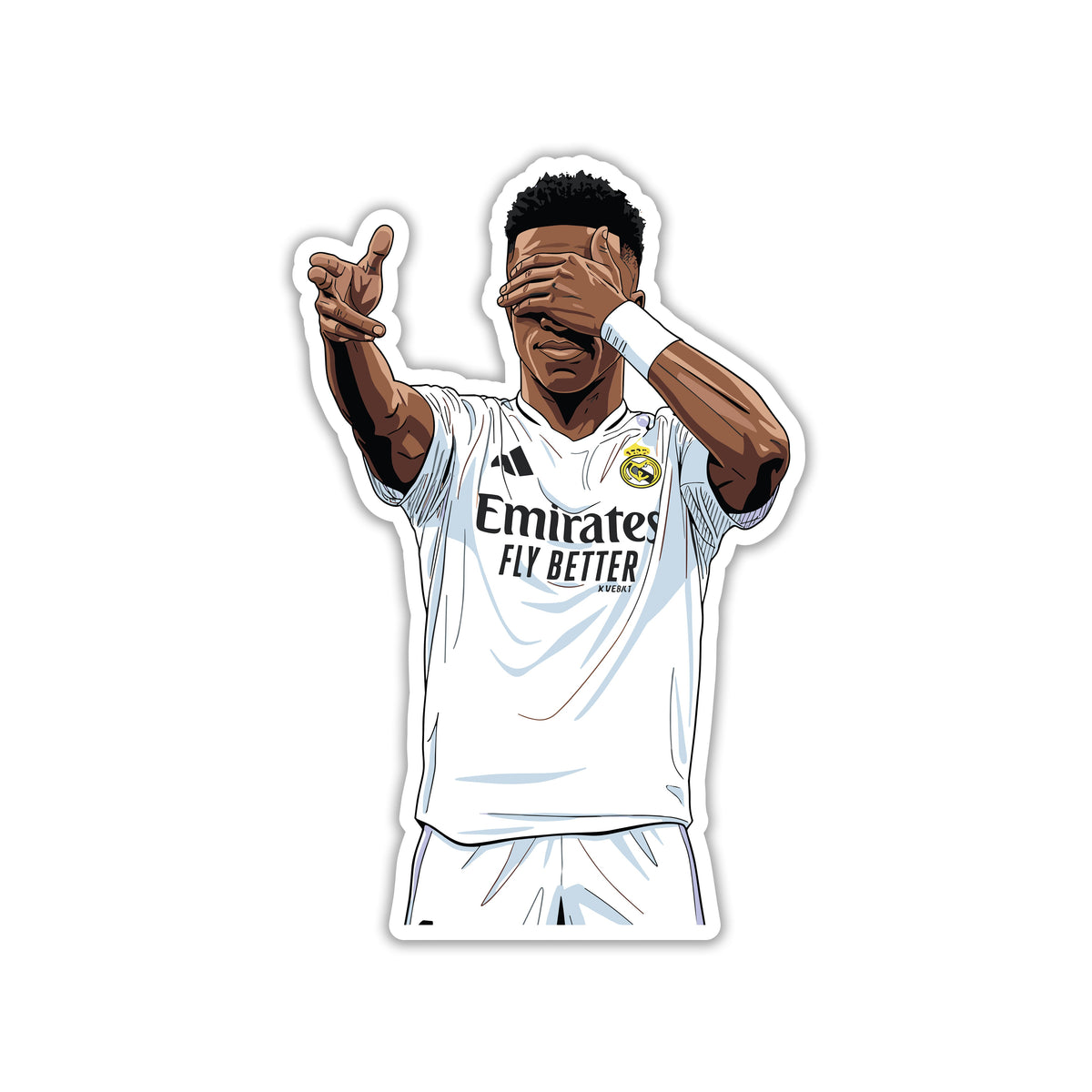 VINICIUS JR - BLIND CONFIDENCE STICKER